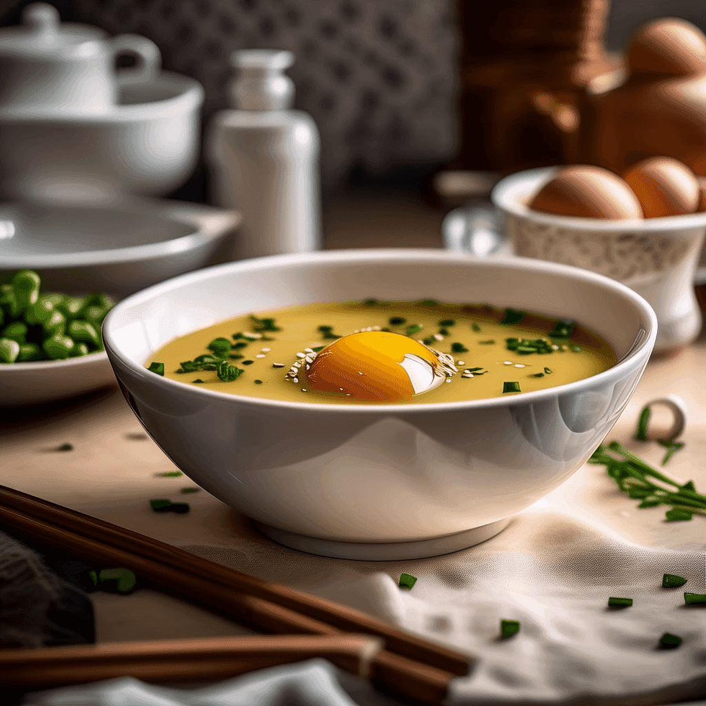 Chinese Corn & Egg Drop Soup