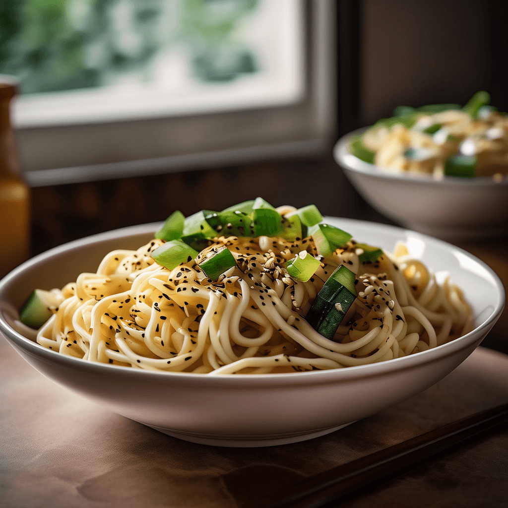 Sesame Noodles with Cucumber