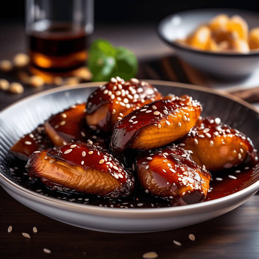 Soy Sauce Braised Chicken Wings
