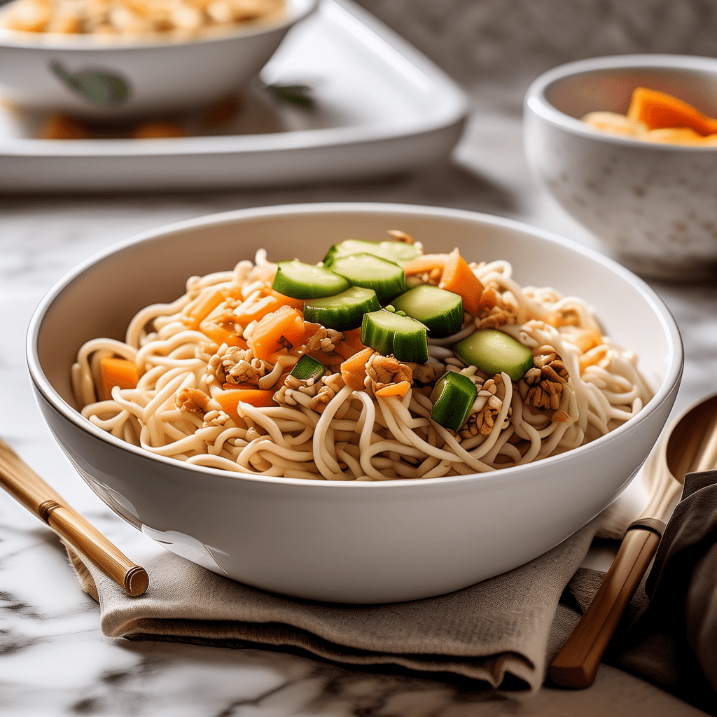 Sesame Peanut Cold Noodles