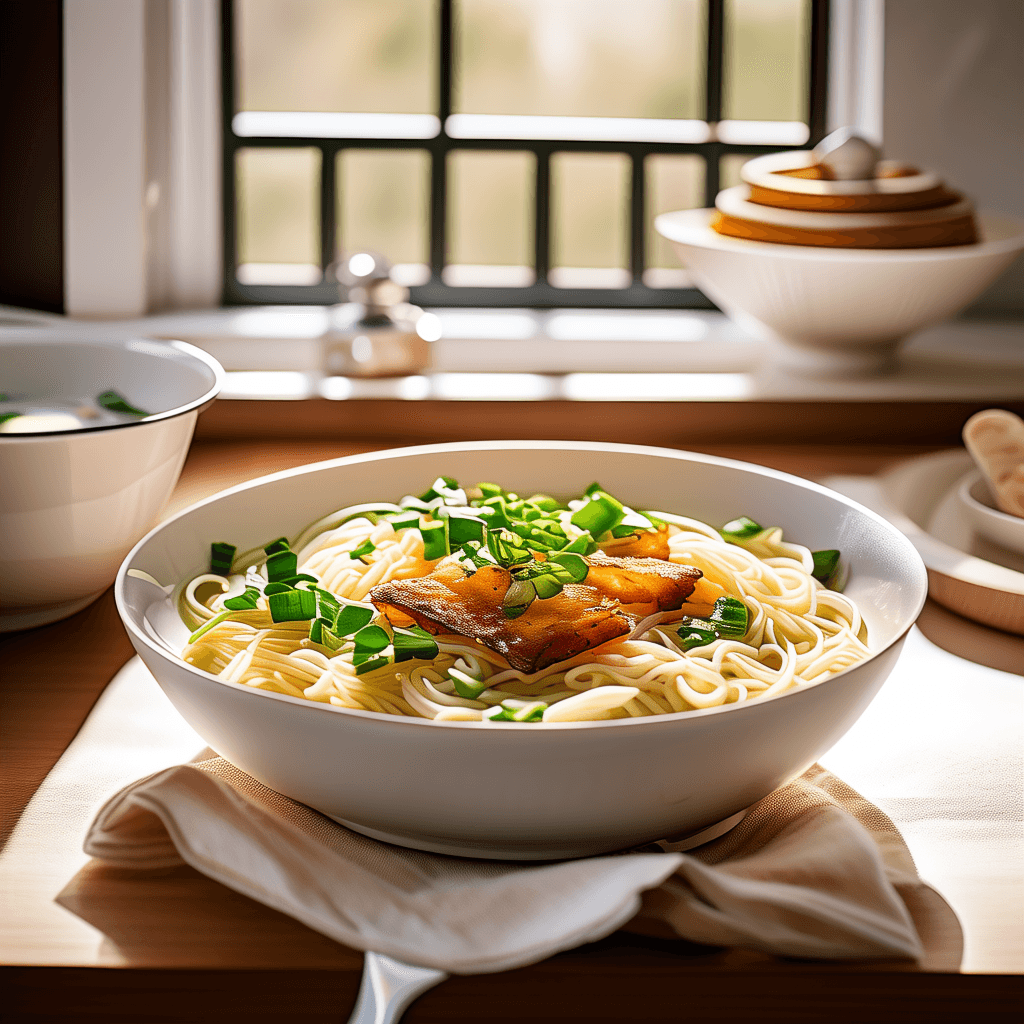 Garlic Noodle Soup